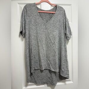 Torrid Tunic Super Soft Plush V-Neck Hilo Tunic Top